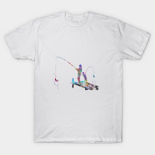 Fisherman T-Shirt by RosaliArt